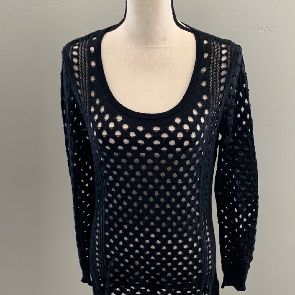 Rock & Republic Black Scoop-neck Sweater NWOT